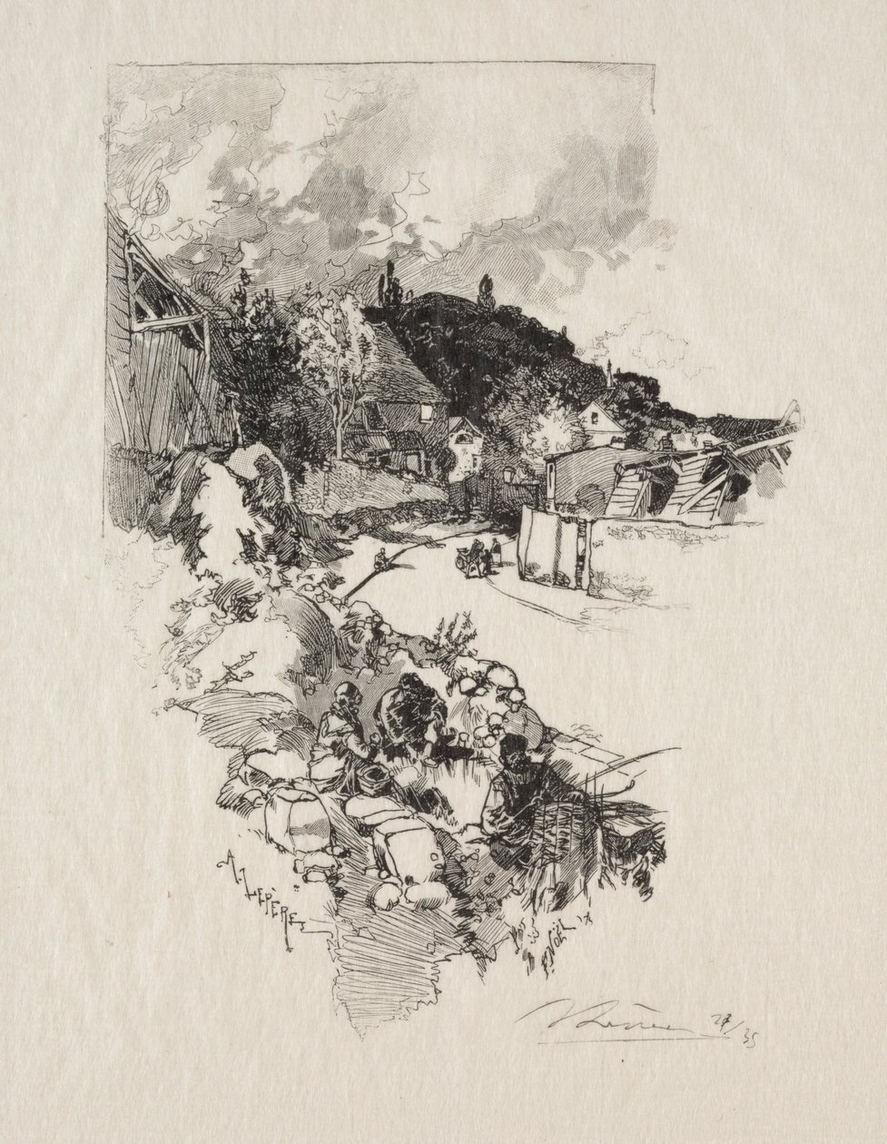 Ruta de Versalles de Auguste Louis Lepère