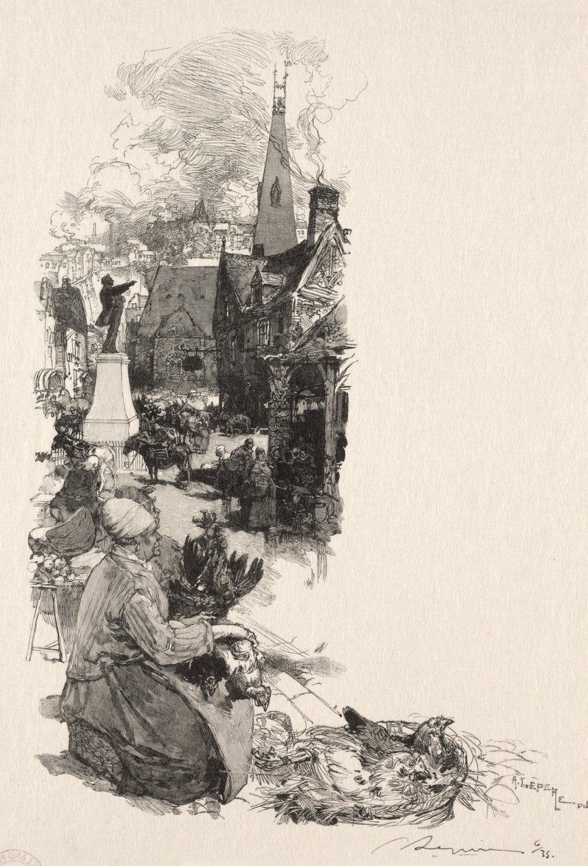 Estatua de un Gran Hombre de Auguste Louis Lepère