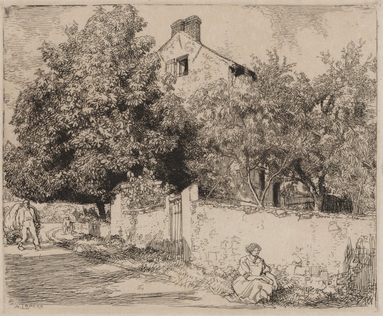 The House of Madame B. de Auguste Louis Lepère