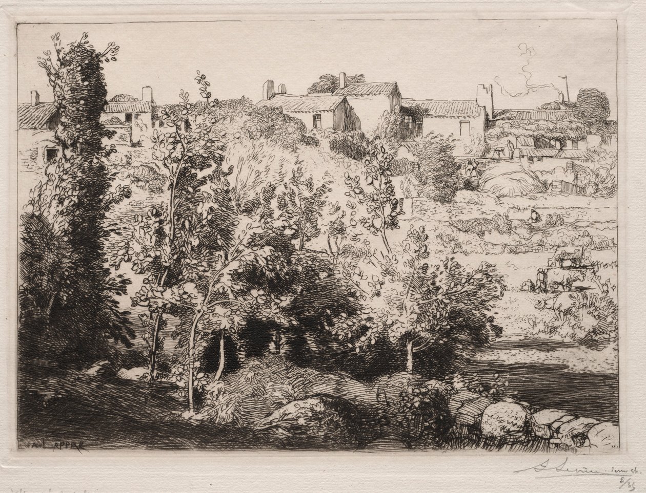 Pueblo de Meule de Auguste Louis Lepère