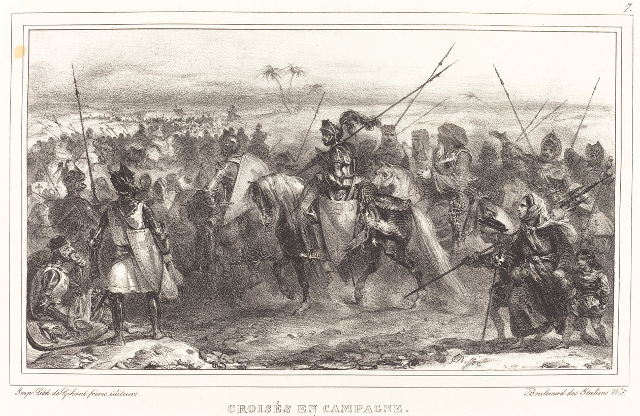 Cruzados en Campaña de Auguste Raffet