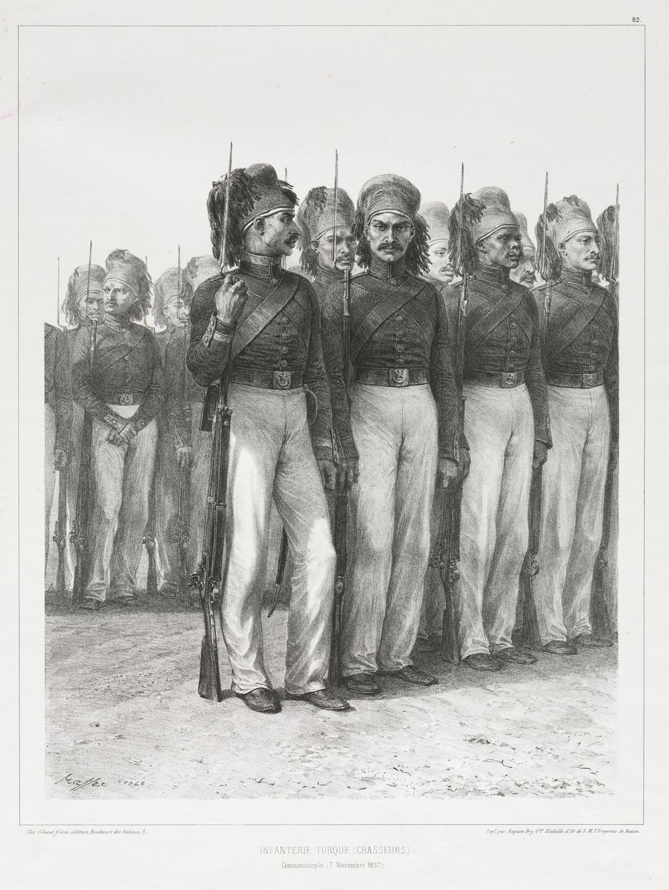 Infantería Turca, Cazadores de Auguste Raffet