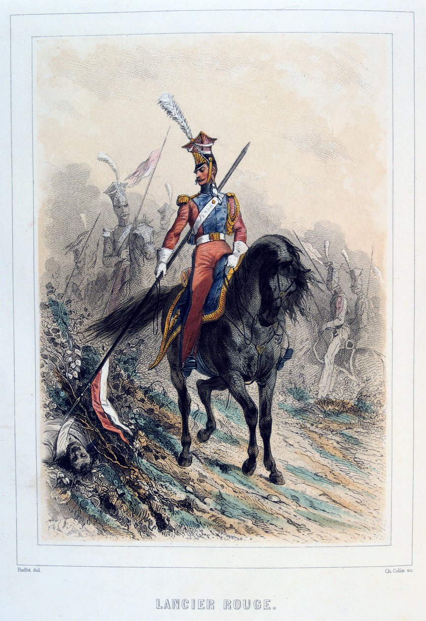 Lanceros Rojos, 1859 de Auguste Raffet