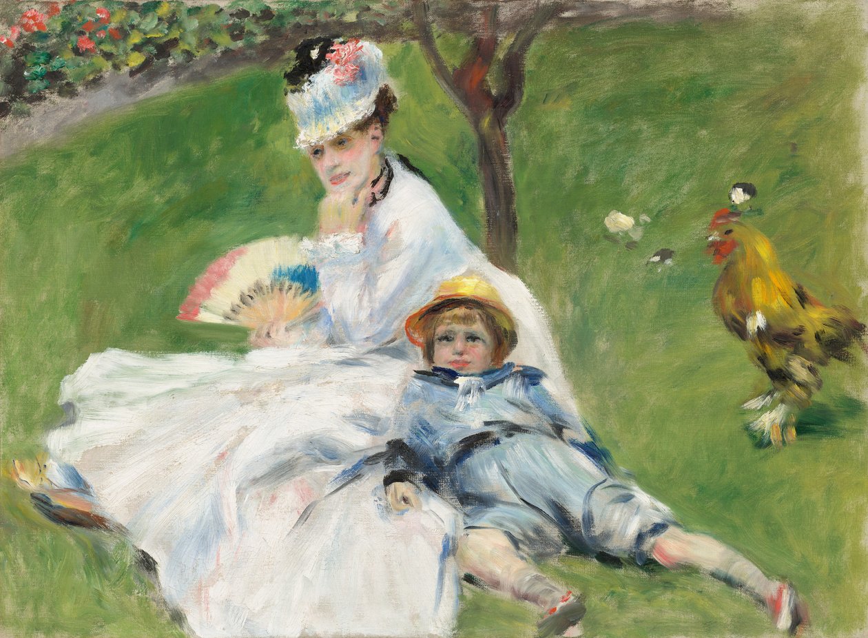Madame Monet y su hijo de Auguste Renoir