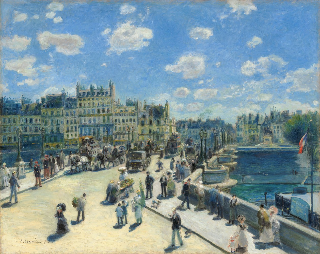 Pont Neuf, París de Auguste Renoir