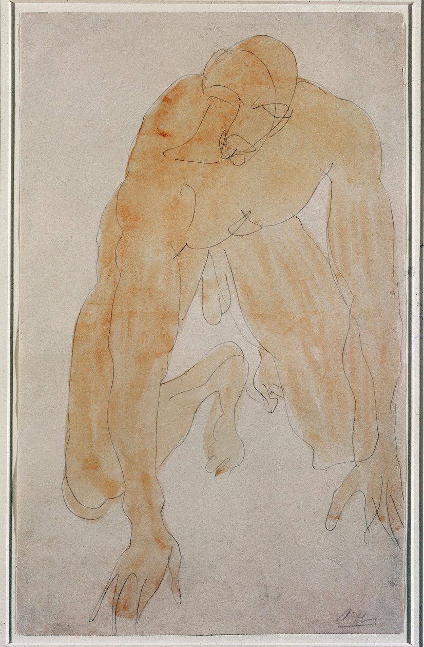 Hombre arrodillado de Auguste Rodin