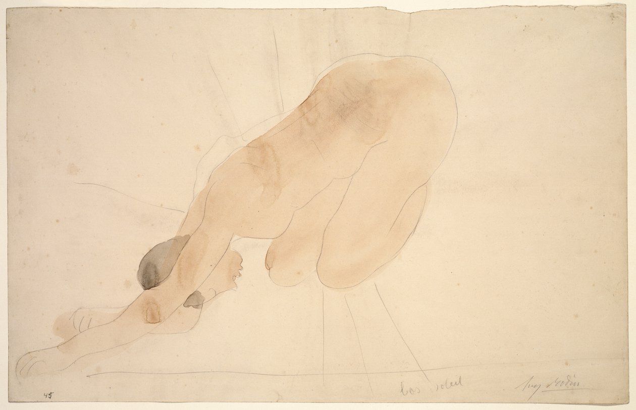Puesta de sol de Auguste Rodin