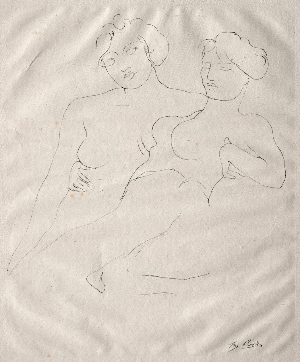 Dos figuras de Auguste Rodin