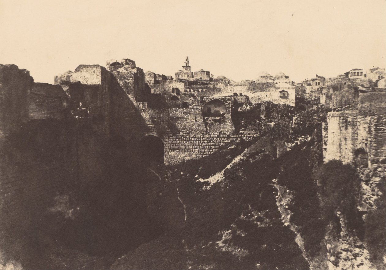 Jerusalén. Recinto del Templo. Piscina Probática 1 de Auguste Salzmann