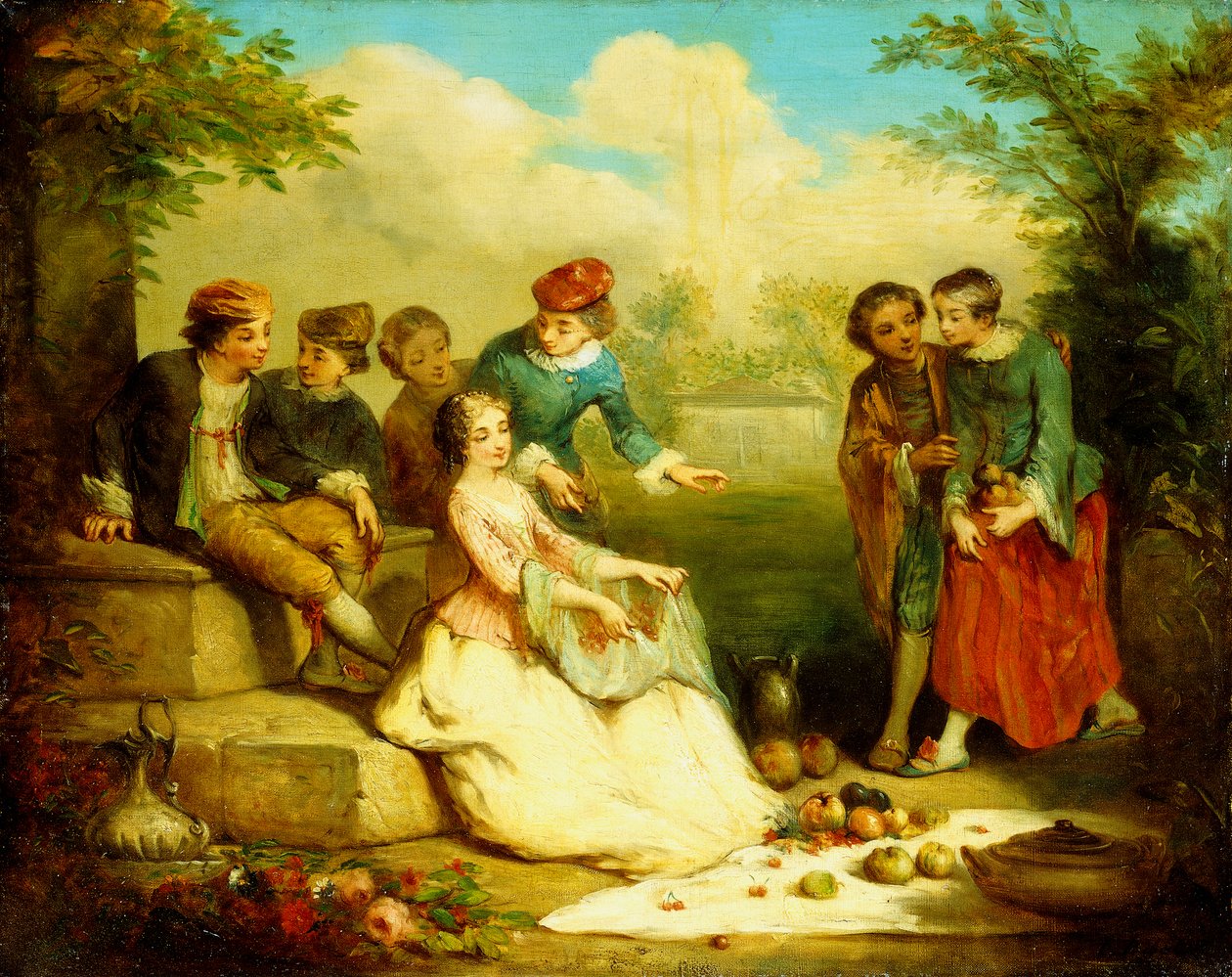Fiesta Galante de Auguste Theodule Ribot