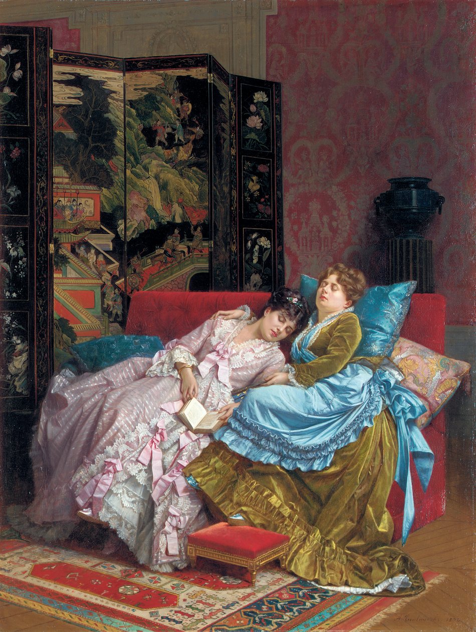 Una idilio de la tarde de Auguste Toulmouche