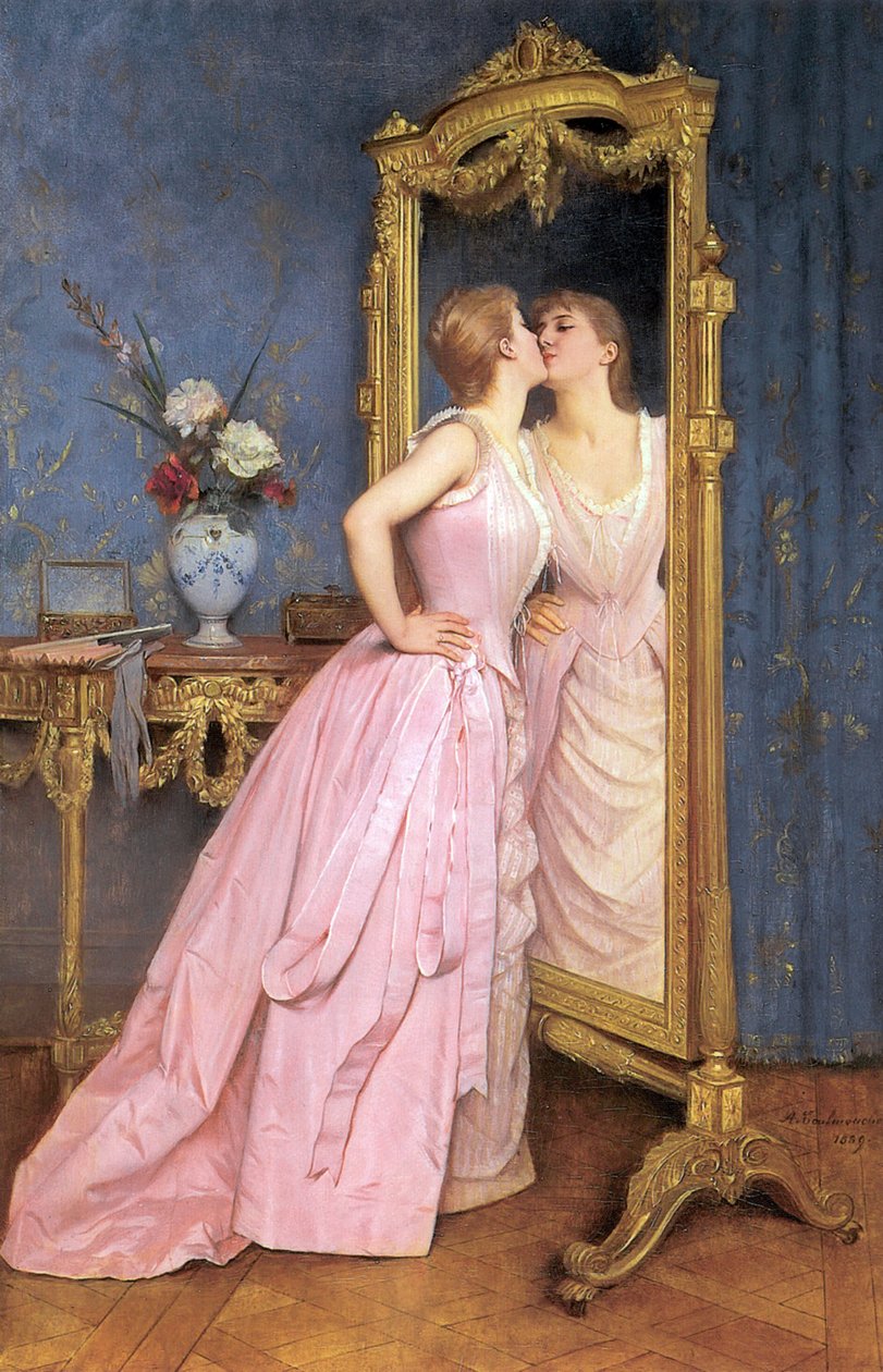 Vanidad, c.1889 de Auguste Toulmouche
