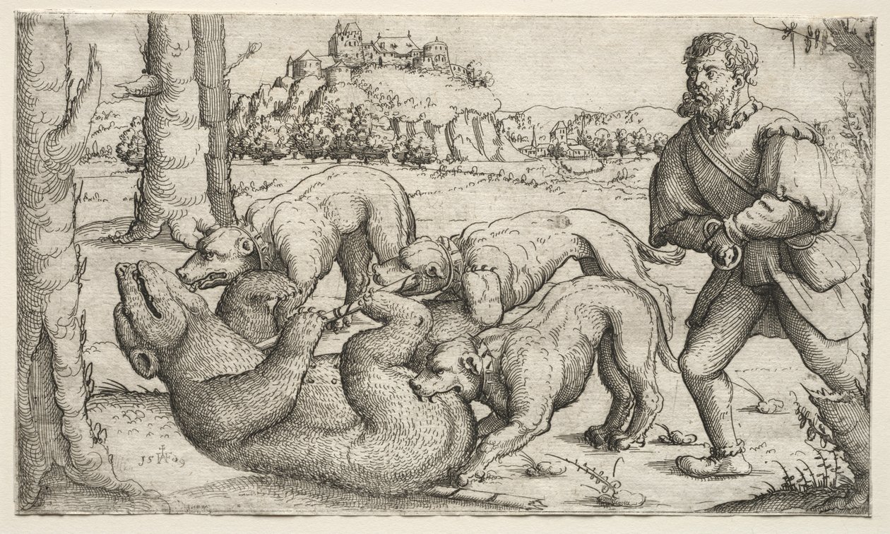 Caza de Osos de Augustin Hirschvogel