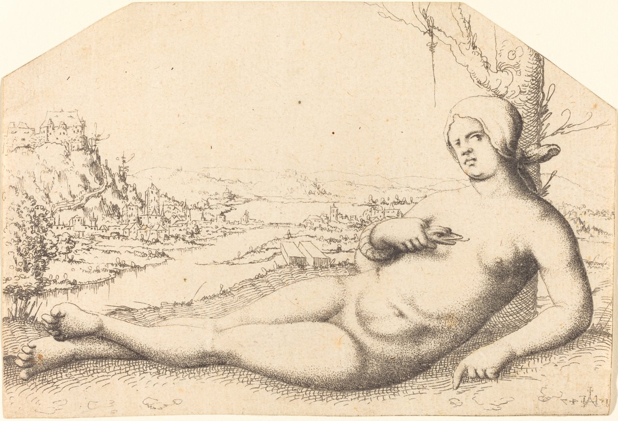 Muerte de Cleopatra de Augustin Hirschvogel
