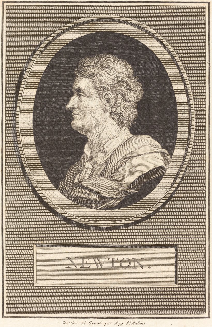 Isaac Newton de Augustin de Saint Aubin
