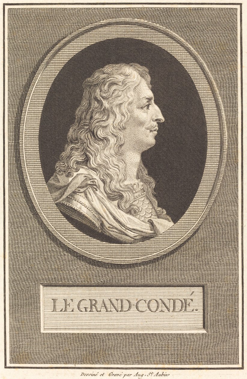 El Gran Condé de Augustin de Saint Aubin