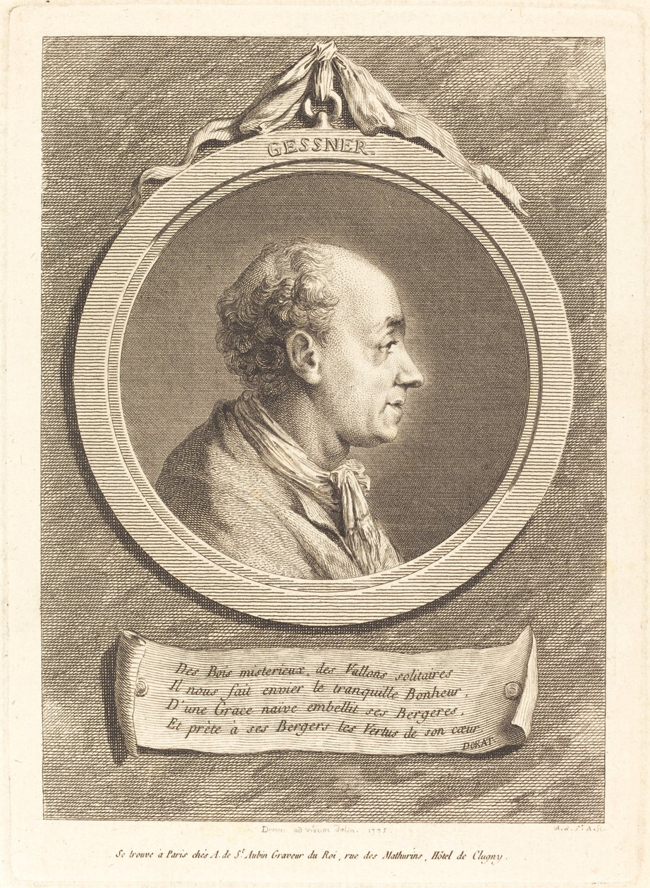 Salomon Gessner de Augustin de Saint Aubin after Vivant Denon