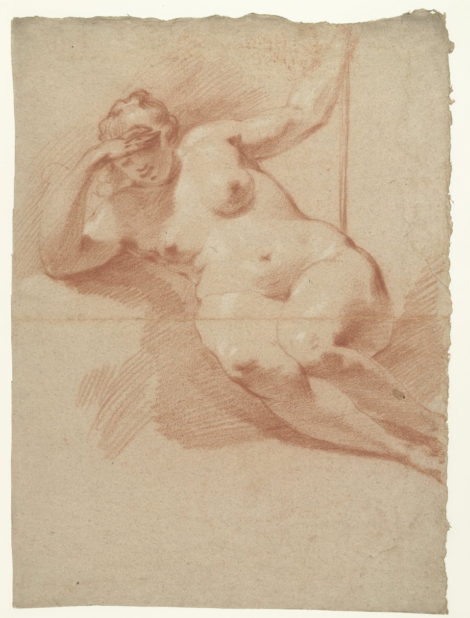 Desnudo femenino recostado de Augustinus Terwesten (I)
