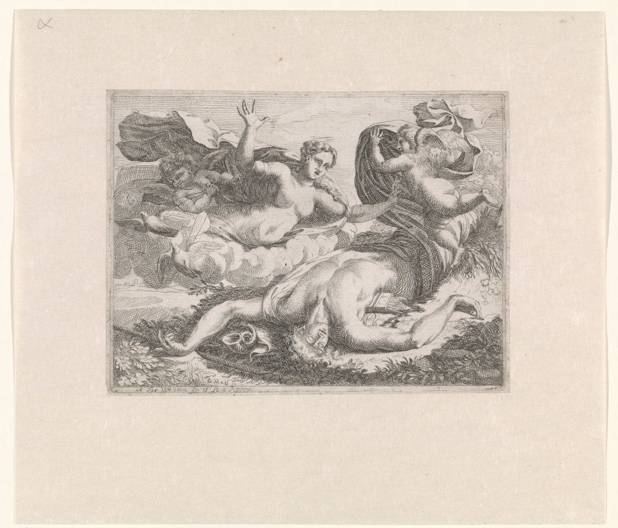 Venus llora por la muerte de Adonis de Augustinus Terwesten (I)