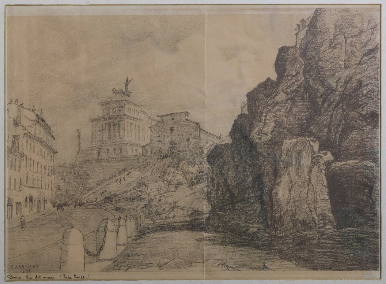 Paisaje de Roma de Augusto Baracchi