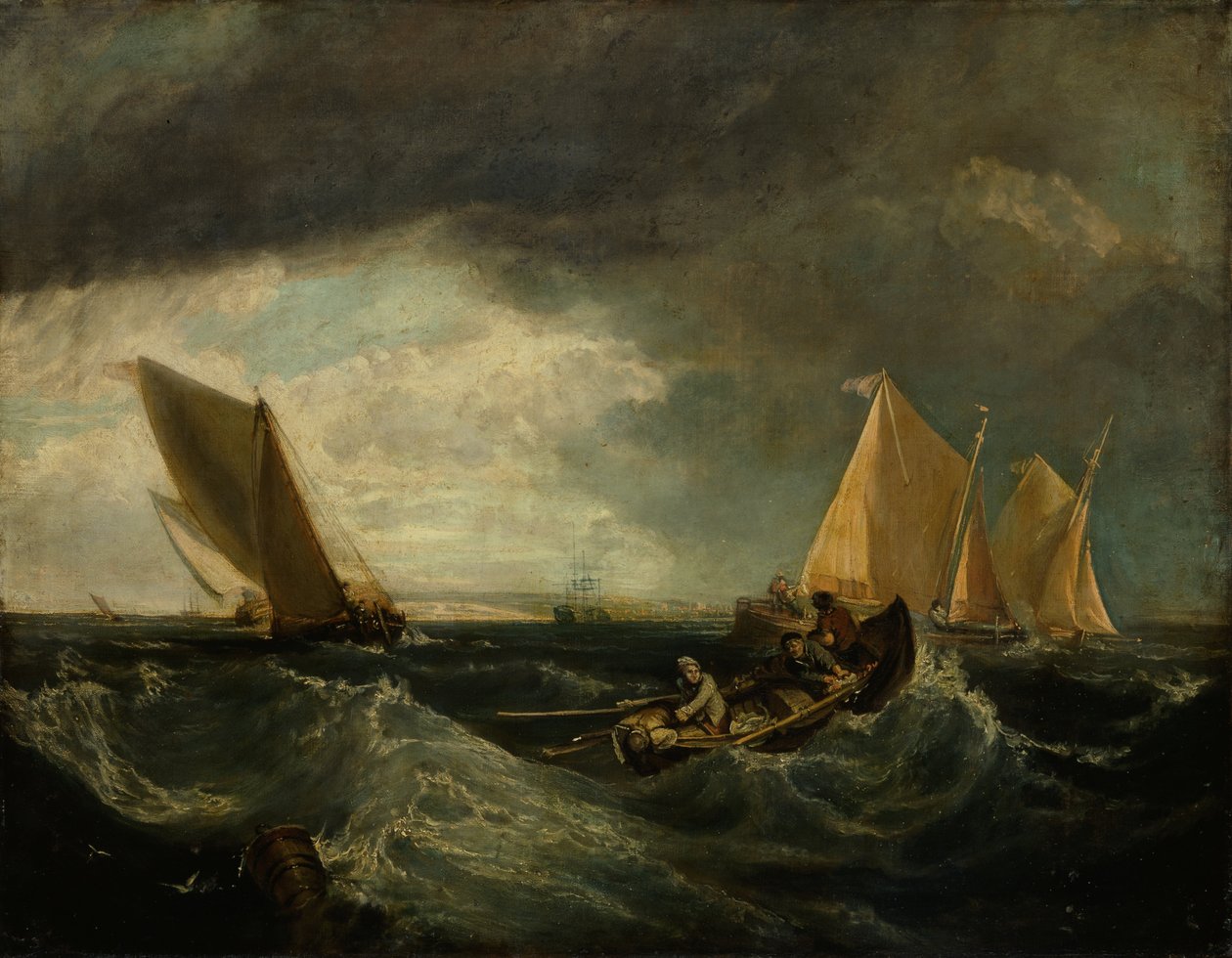 Sheerness y la Isla de Sheppey (después de J.M.W. Turner) de Augustus Wall Callcott