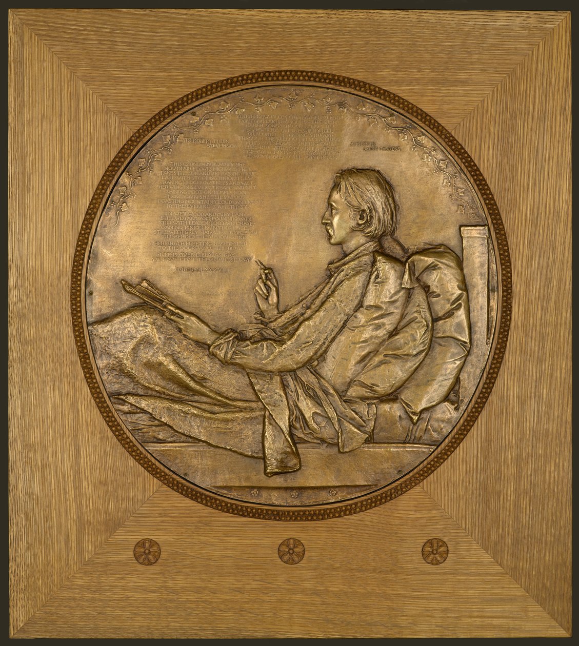 Robert Louis Stevenson de Augustus Saint Gaudens