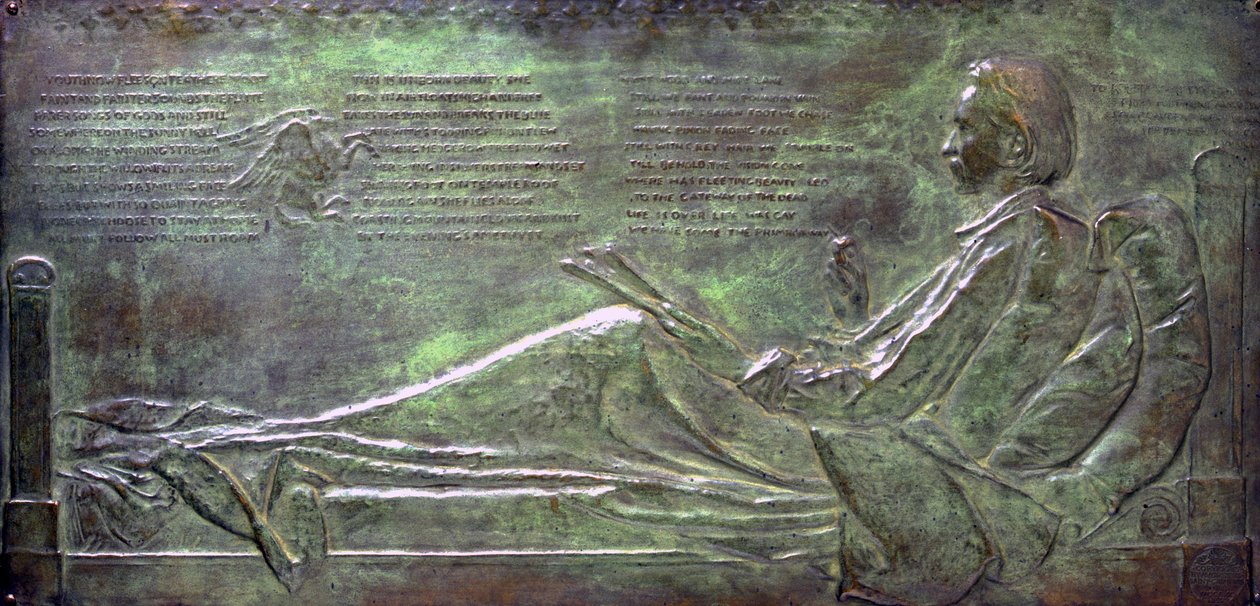 Robert Louis Stevenson de Augustus Saint Gaudens