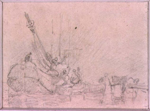 Estudios de composición de Augustus Wall Callcott