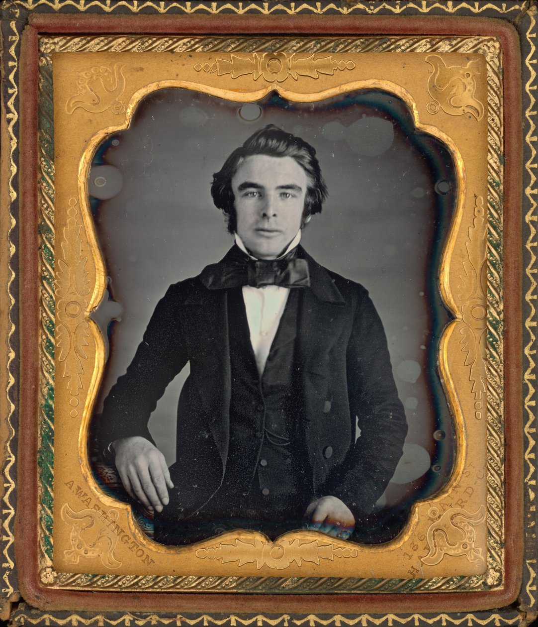 Retrato de hombre,c. 1845 (foto) de Augustus Washington