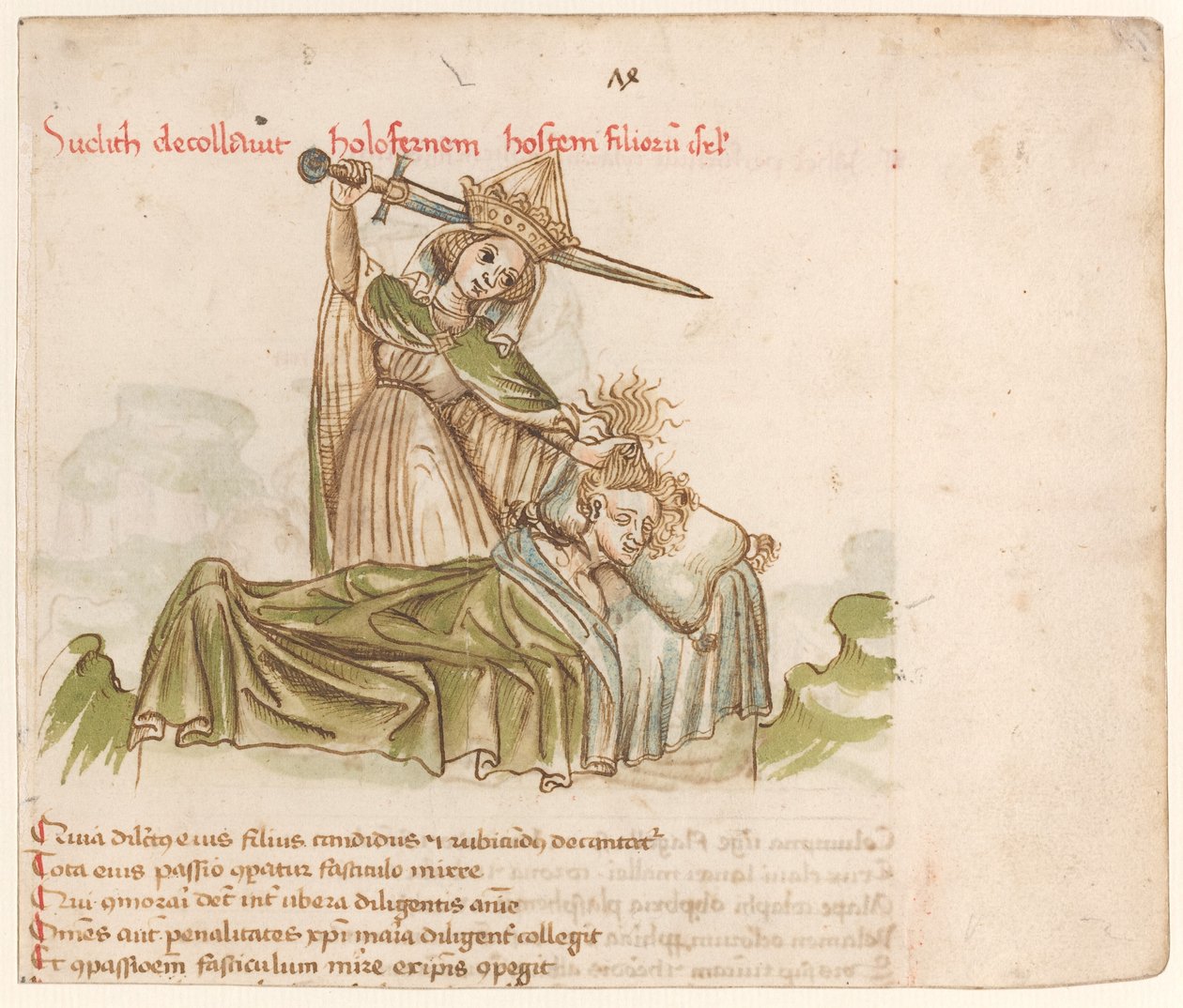 Judith matando a Holofernes de Austrian 15th Century