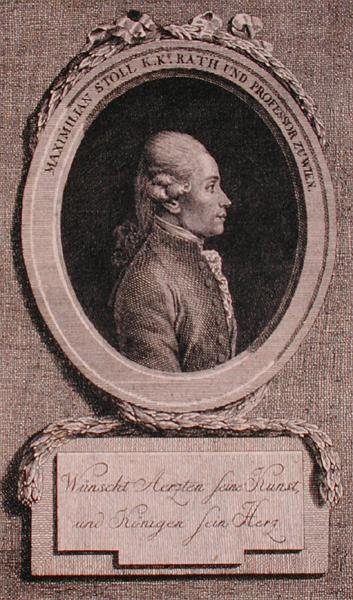 Retrato de Maximilian Stoll (1742-87) de Austrian School