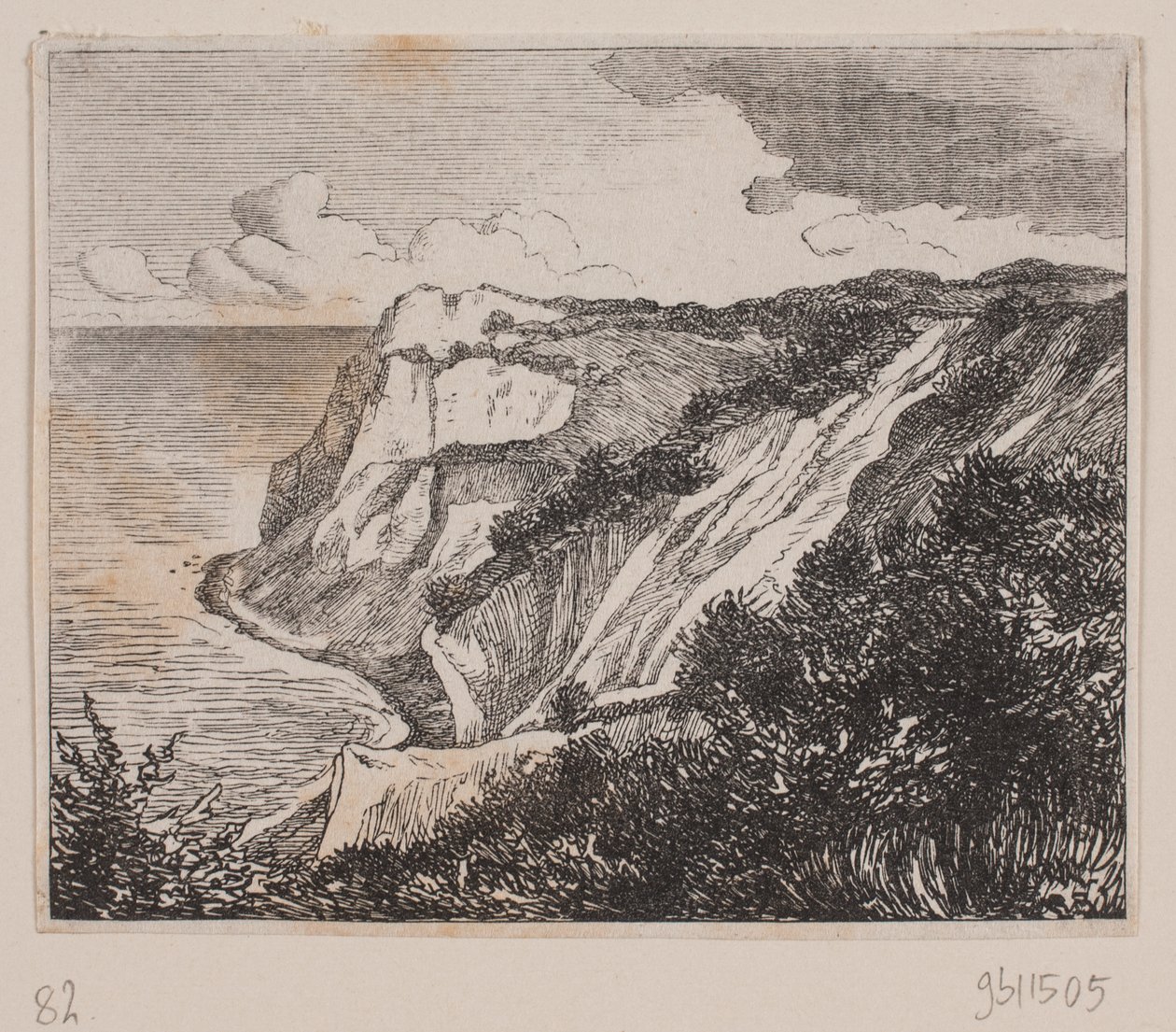 Acantilado de Møns de Axel Theodor Kittendorff