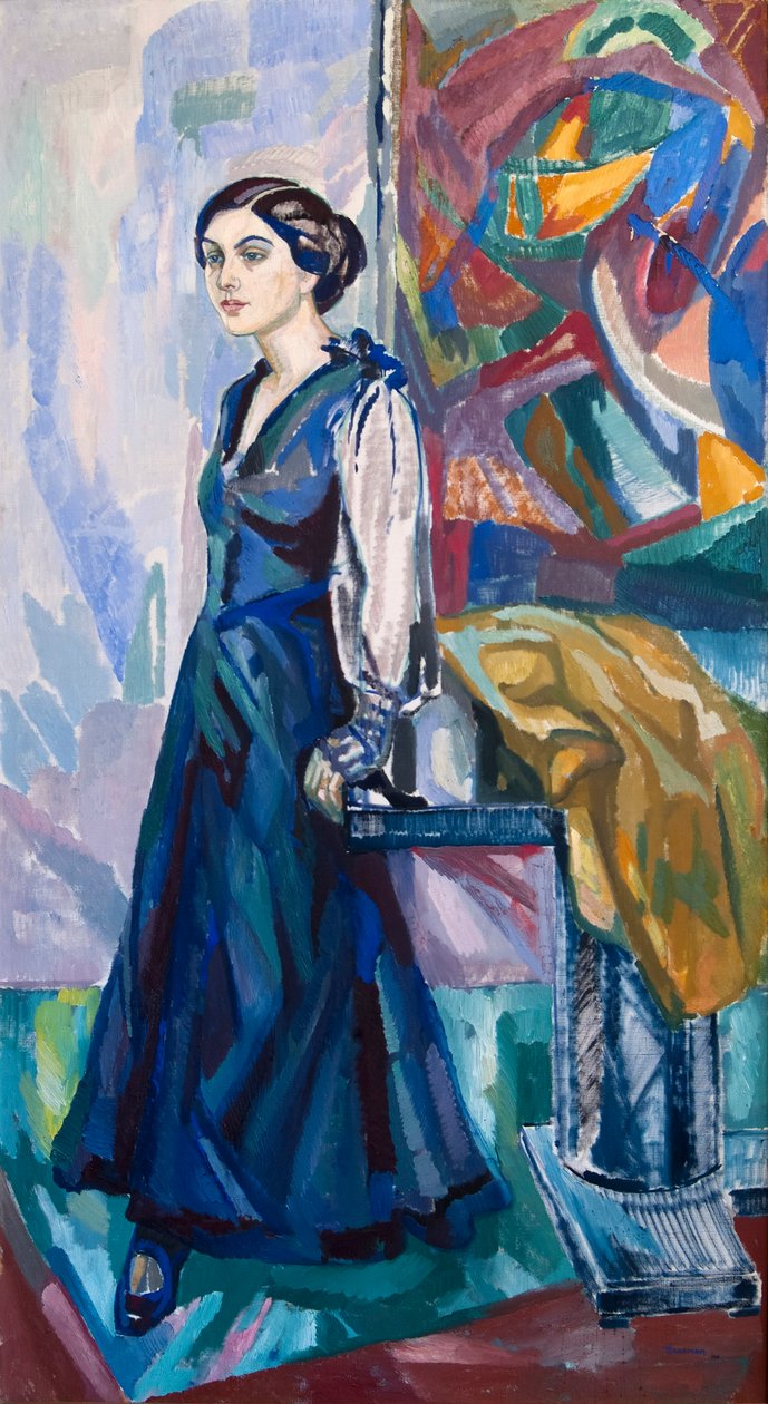 Retrato de la Sra. Carin Östberg de Axel Törneman