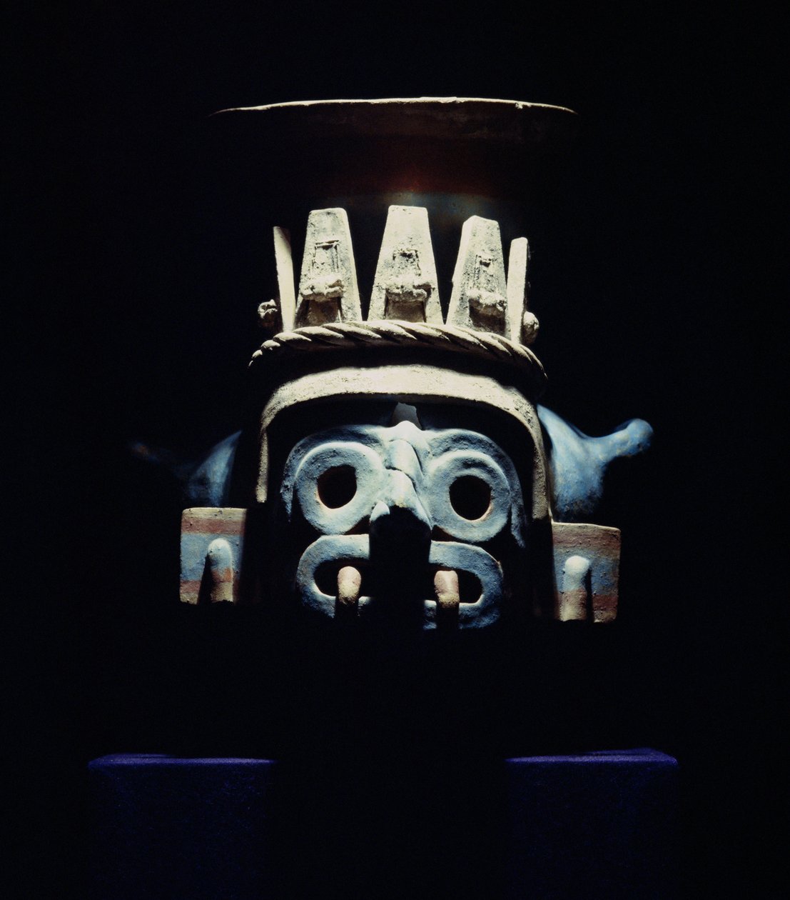 Brasero representando a Tlacoc, Período Postclásico Tardío de Aztec