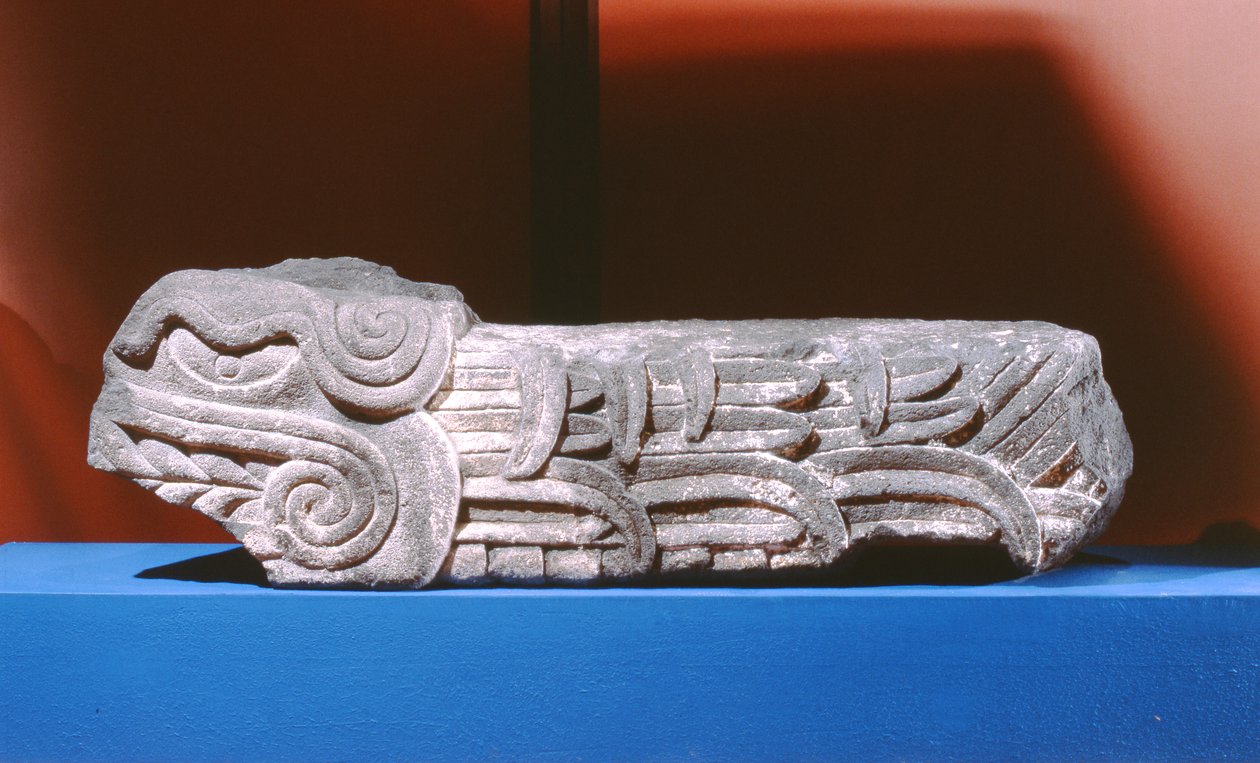 Quetzalcóatl la Serpiente Emplumada de Aztec