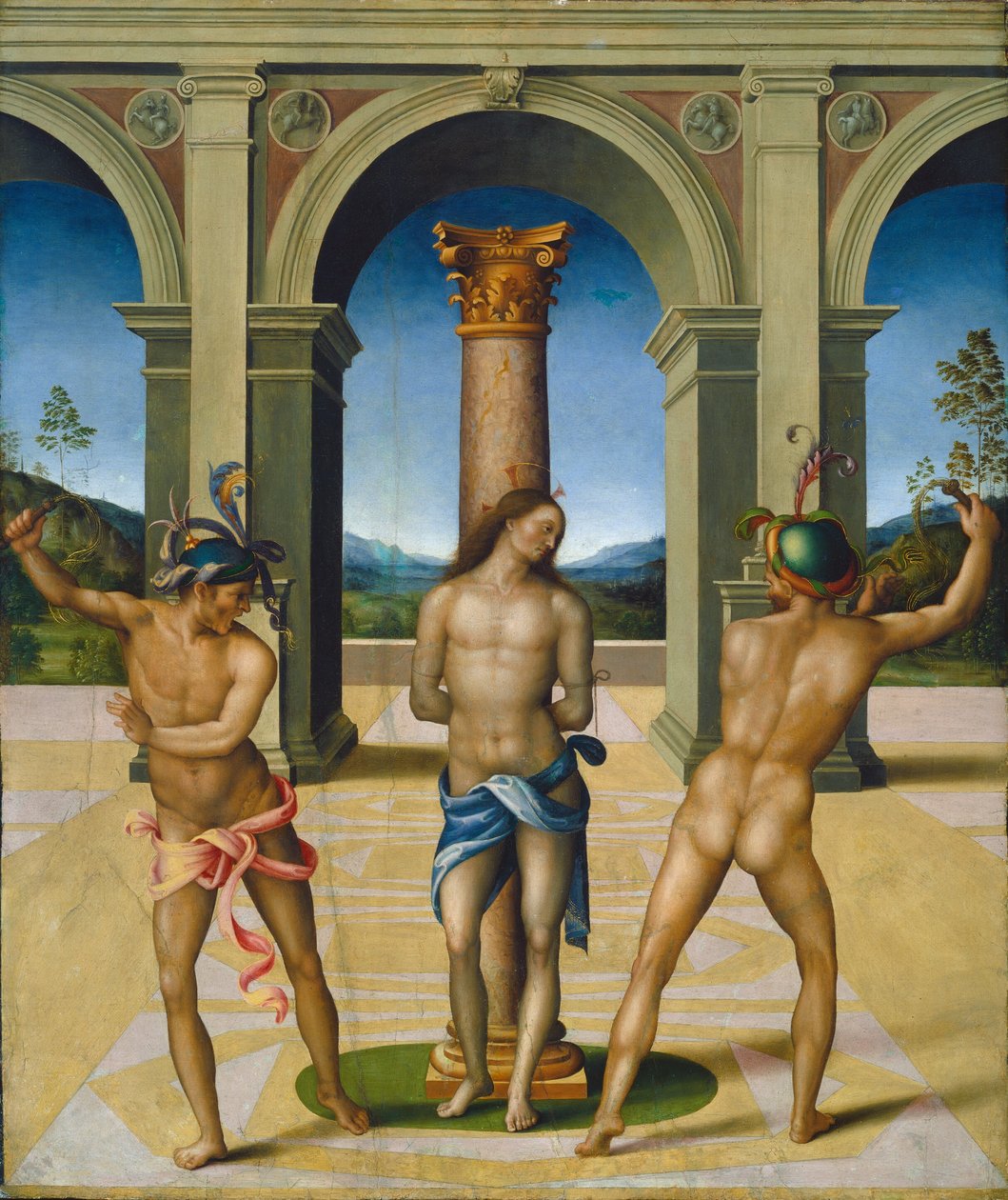 La flagelación de Cristo, c. 1512-1515 de Bacchiacca