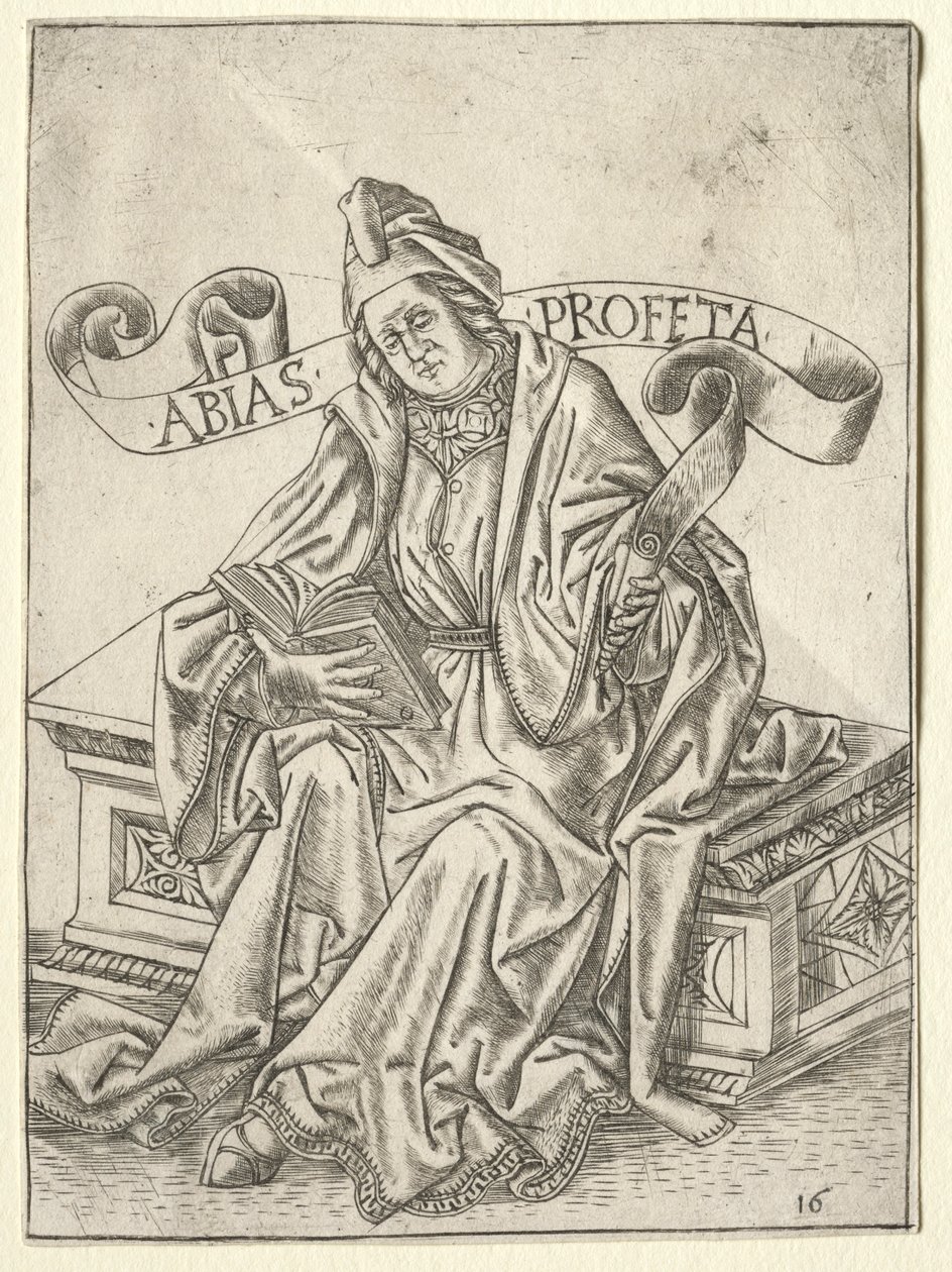 Los profetas: Abdías, c. 1470-1475 de Baccio Baldini
