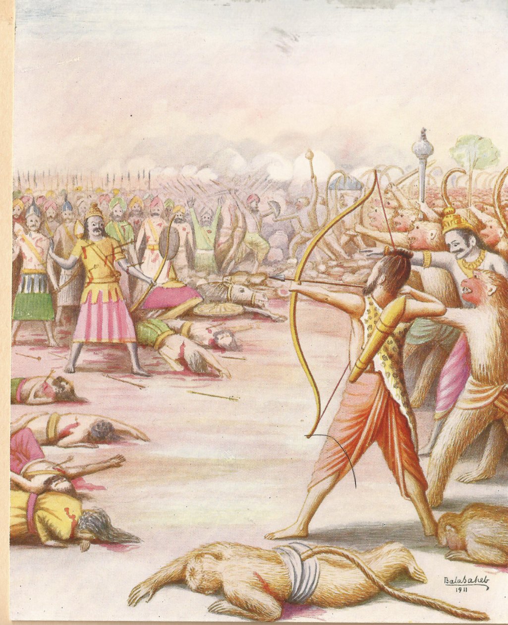 Muerte de Indrajit de Balasaheb Pandit Pant Pratinidhi