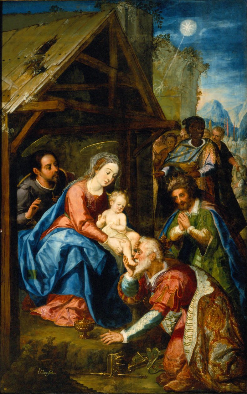 La Adoración de los Reyes de Baltasar de Echave Orio