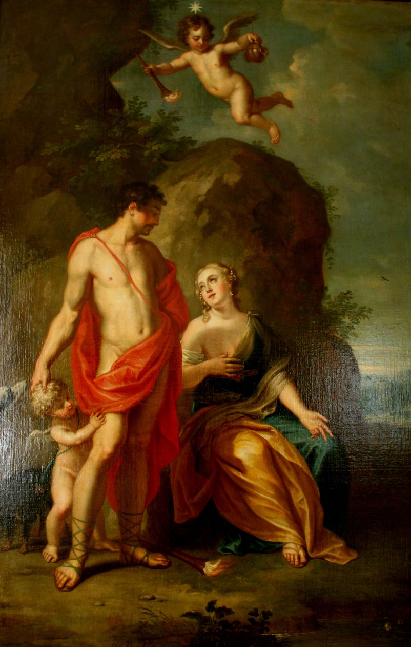 Venus y Adonis de Balthasar Beschey