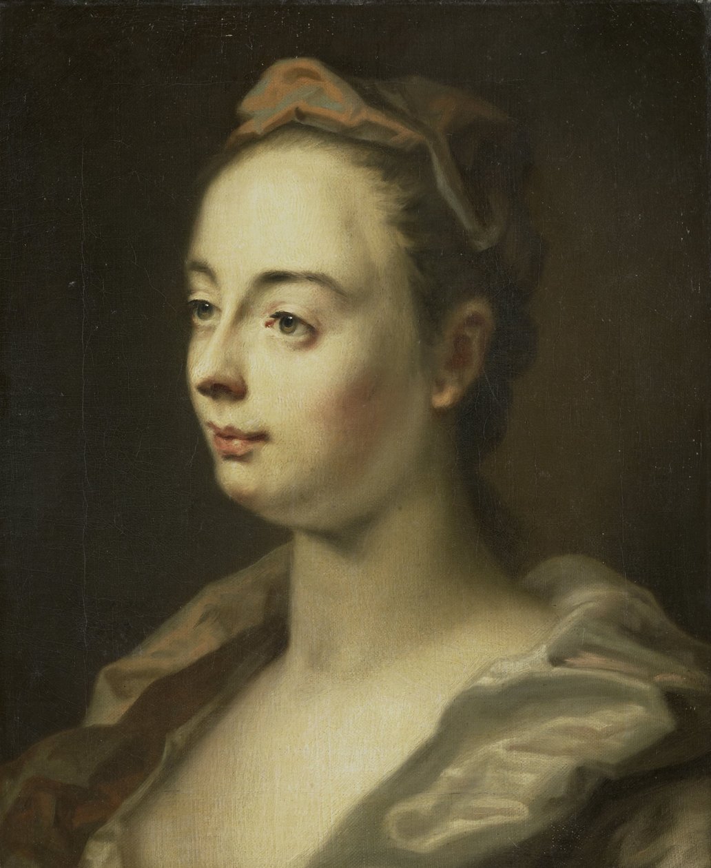 Retrato de mujer de Balthasar Denner