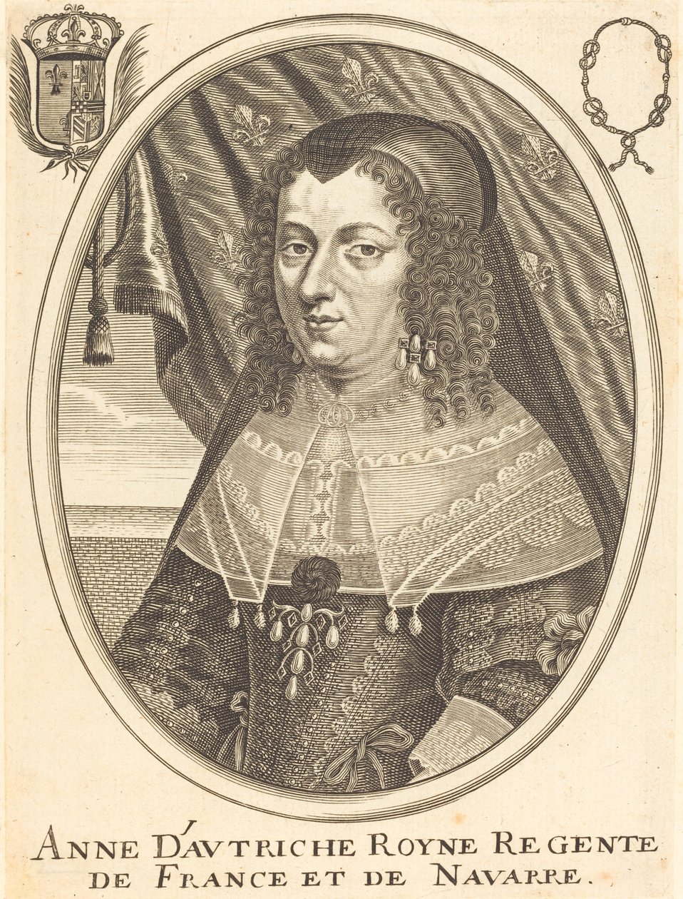 Ana de Austria de Balthasar Moncornet