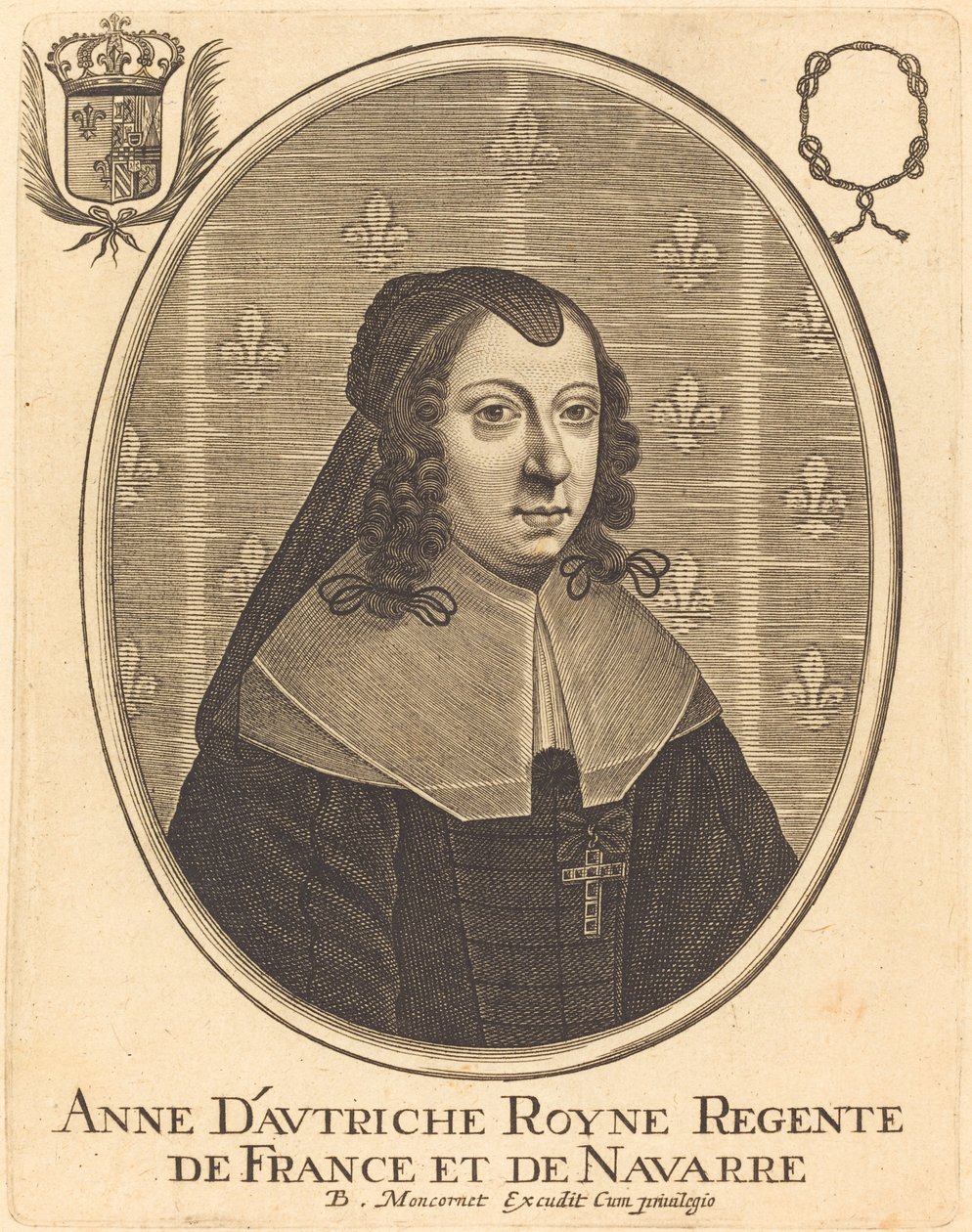 Ana de Austria de Balthasar Moncornet