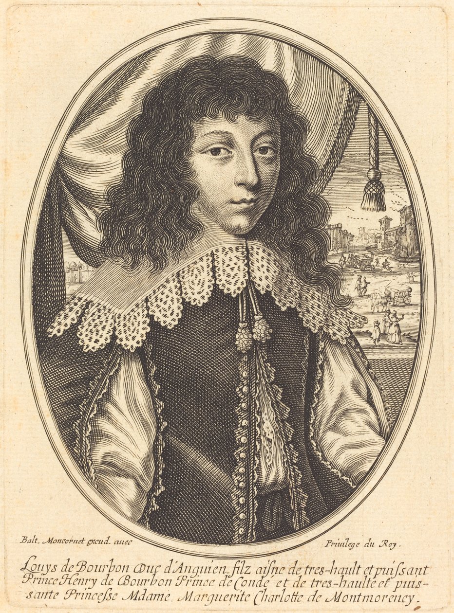 Luis II de Borbón-Condé de Balthasar Moncornet