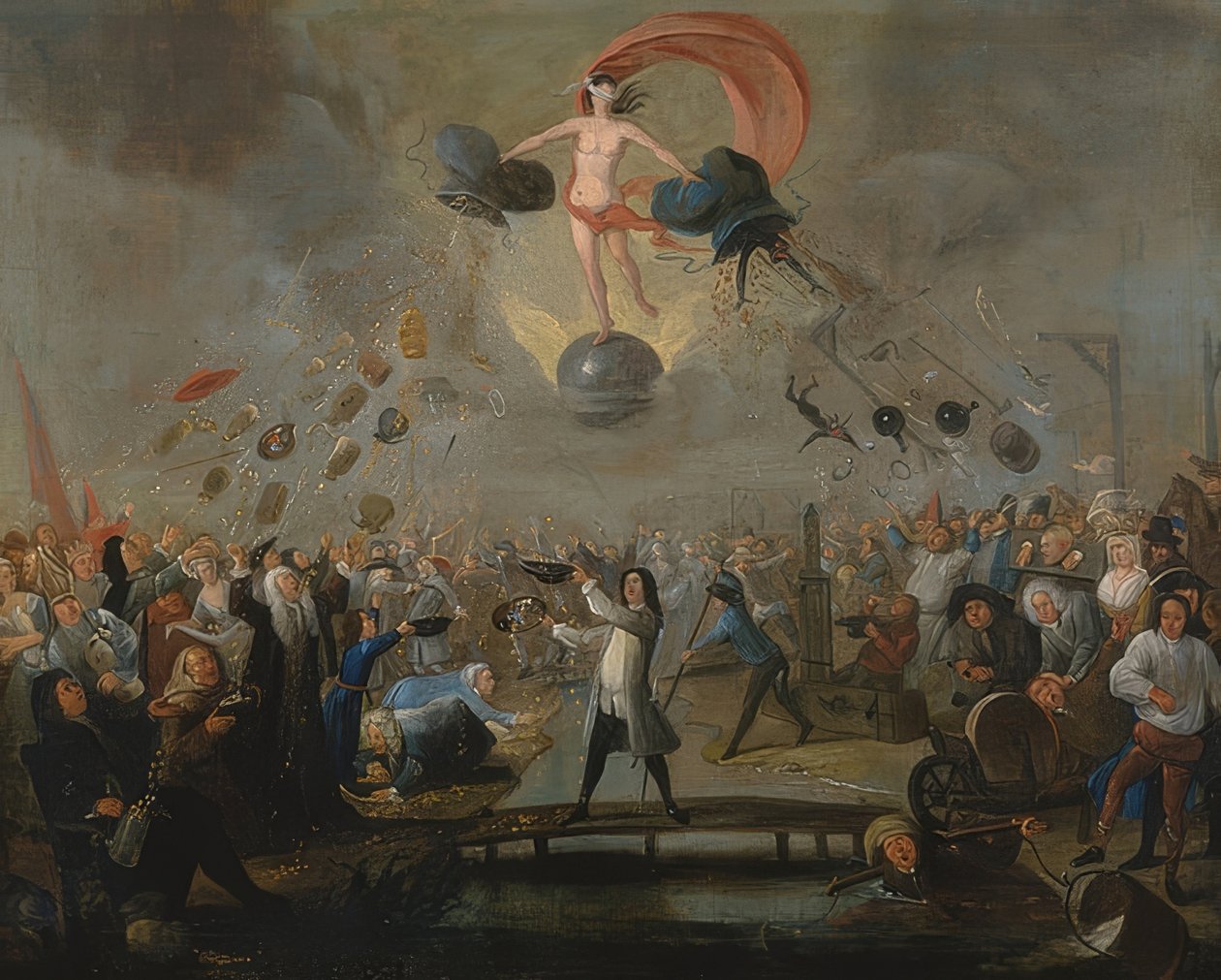 Alegoría del destino. Alrededor de 1730 de Balthasar Nebot