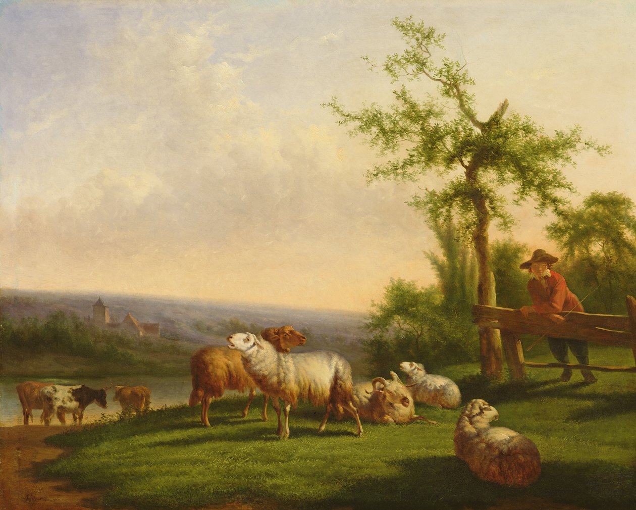 Paisaje Pastoral con un Rebaño de Balthasar Paul Ommeganck