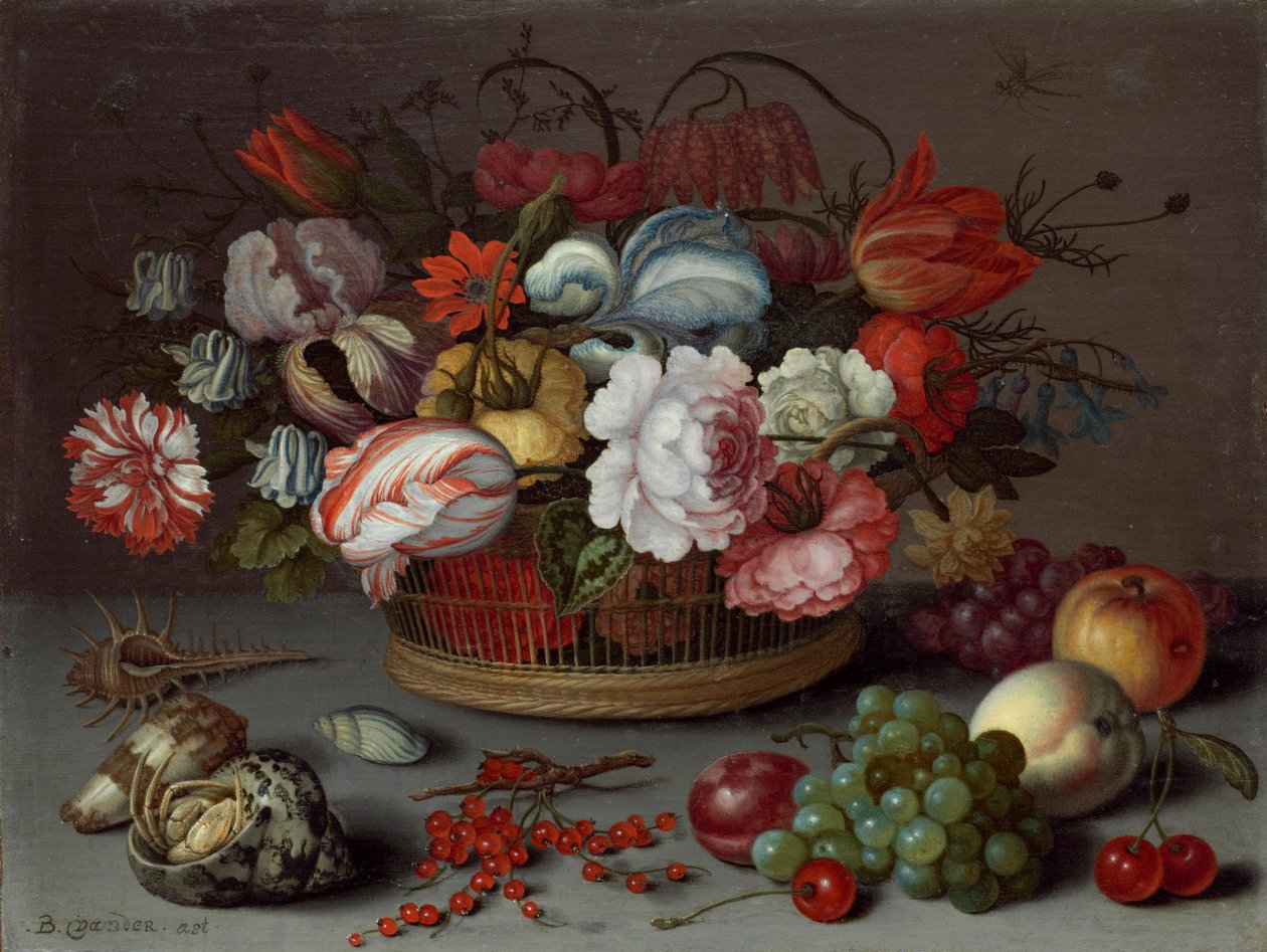 Cesta de flores de Balthasar van der Ast