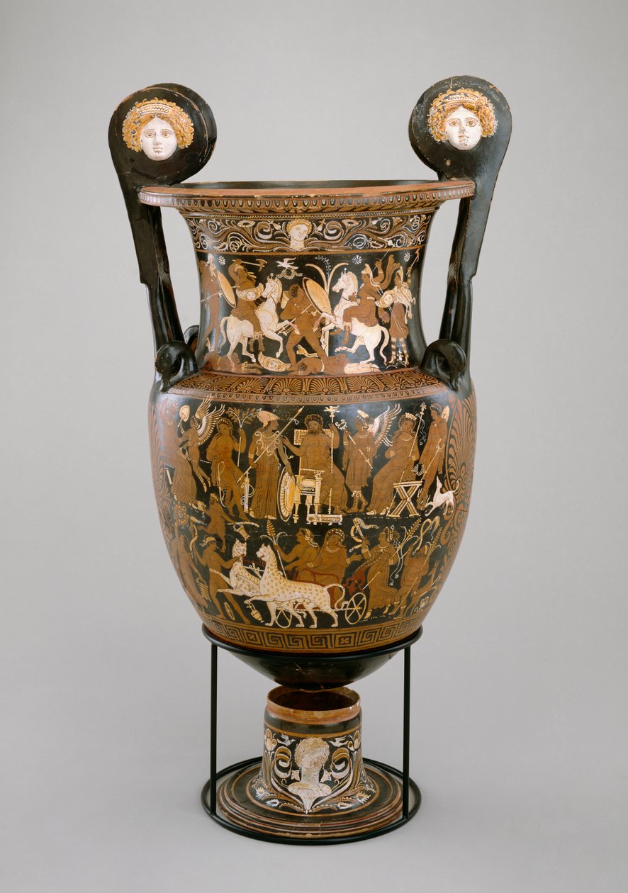 Crátera de volutas, Apulia, 320-310 a.C. de Baltimore Painter