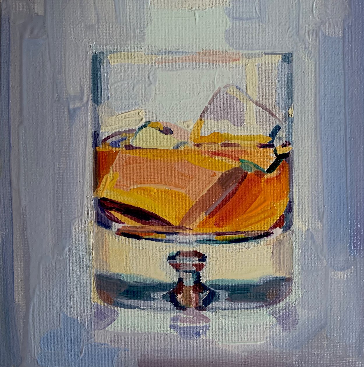 Le gusta una bebida de whisky, 2019 de Barbara Hoogeweegen
