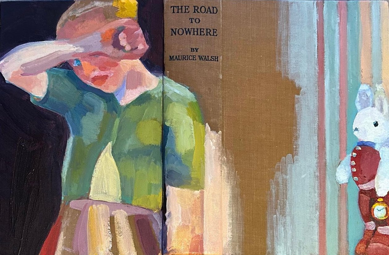 el camino a ninguna parte, 2023 de Barbara Hoogeweegen